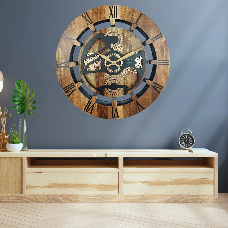 Wall Clock 24" Round Oversized for Living Room decor - Image 2
