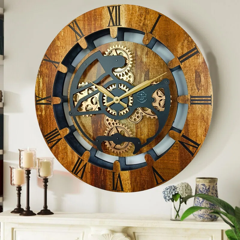 Wall Clock 24" Round Oversized for Living Room decor - Image 4